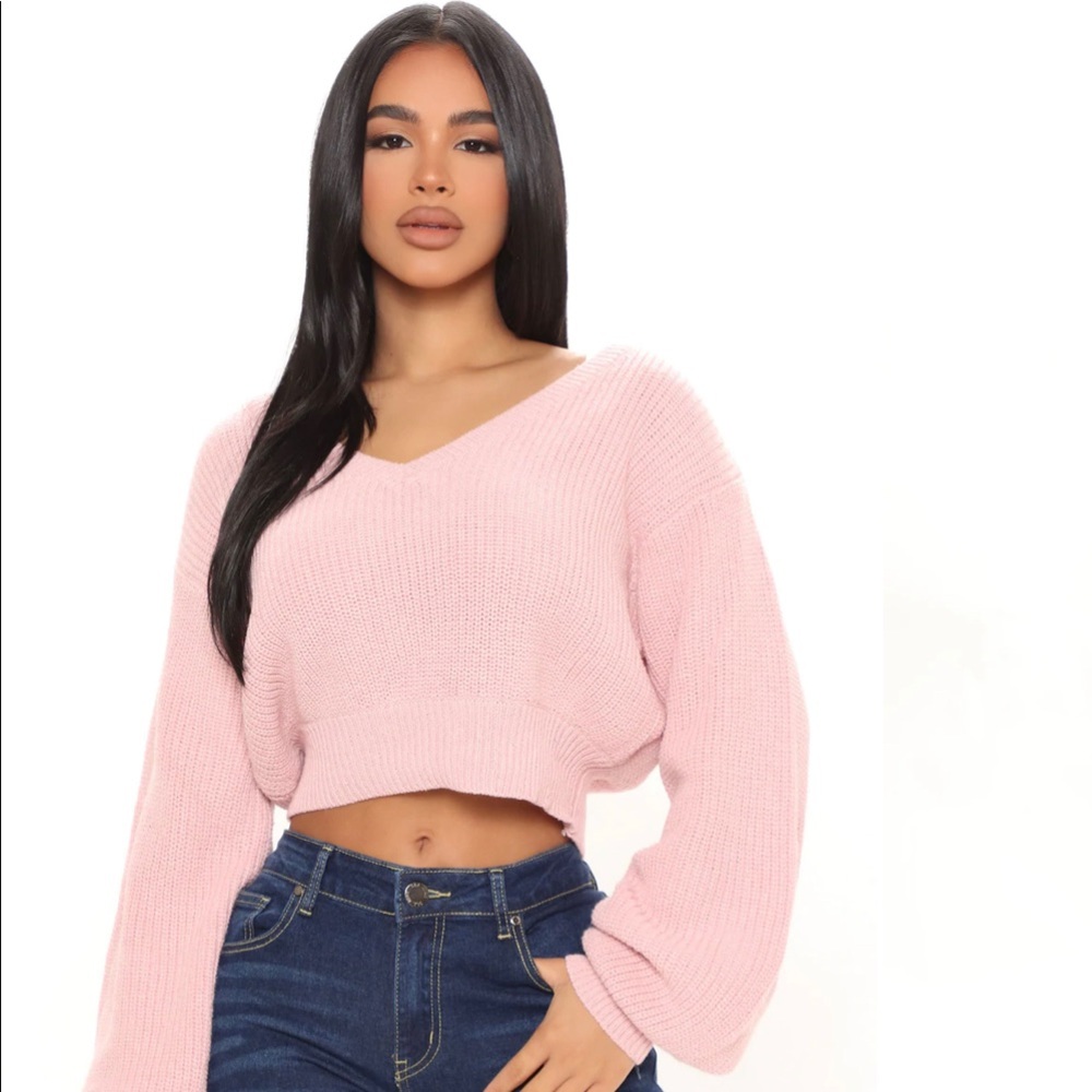 Pink sweater
